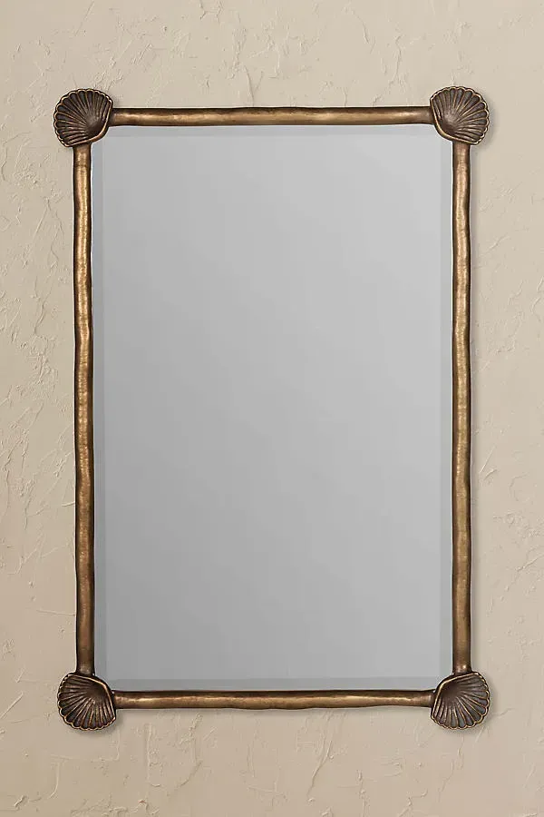 Leonie Wall Mirror - Gold by Anthropologie