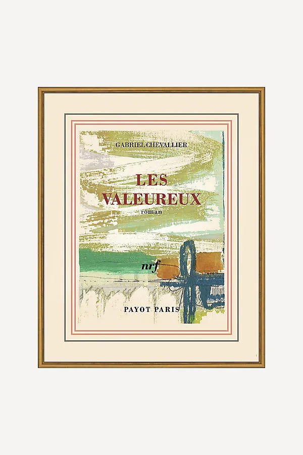 Les Valeureux Vintage French Poster Wall Art - Beige product