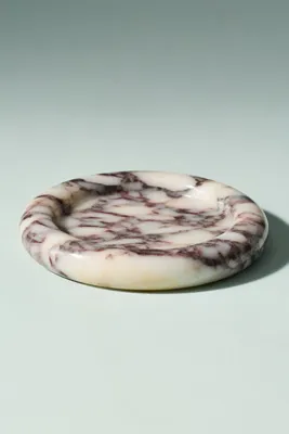 LETTE Calacatta Viola Catchall Tray - Ivory, Marble by Anthropologie, alternate view