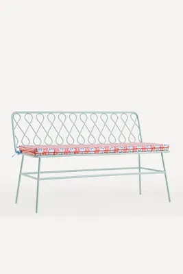 Lille Indoor/Outdoor Bench - Mint, Steel product
