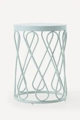 Lille Indoor/Outdoor Side Table - Mint, Glass-Reinforced Concrete product