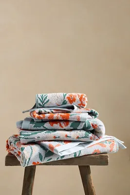 Lillian Cotton Bath Towel Collection - Blue product