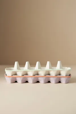 Linnea Ceramic Egg Crate - White product