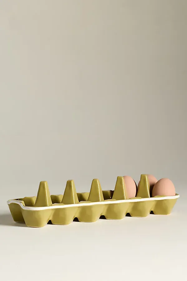 Linnea Ceramic Egg Crate by Anthropologie
