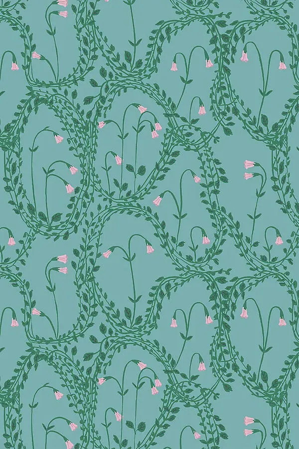 Linnea Floral Wallpaper by Sarah Jessica Parker - Blue product