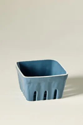 Linnea Large Fruit Basket - Blue, Stoneware by Anthropologie, image 2