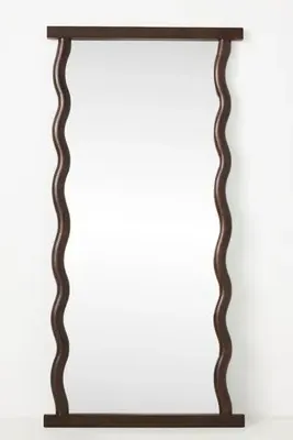 Livia Scalloped Wooden Mirror product