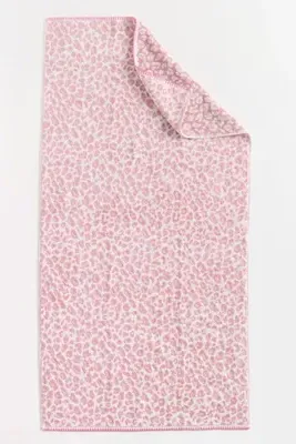 Lola Leopard Bath Towel Collection - Pink, Cotton by Anthropologie, image 2