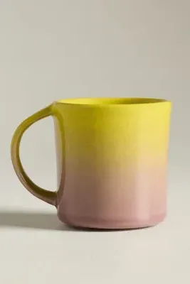 Lolly Ombre Stoneware Mug - Green by Anthropologie, image 2