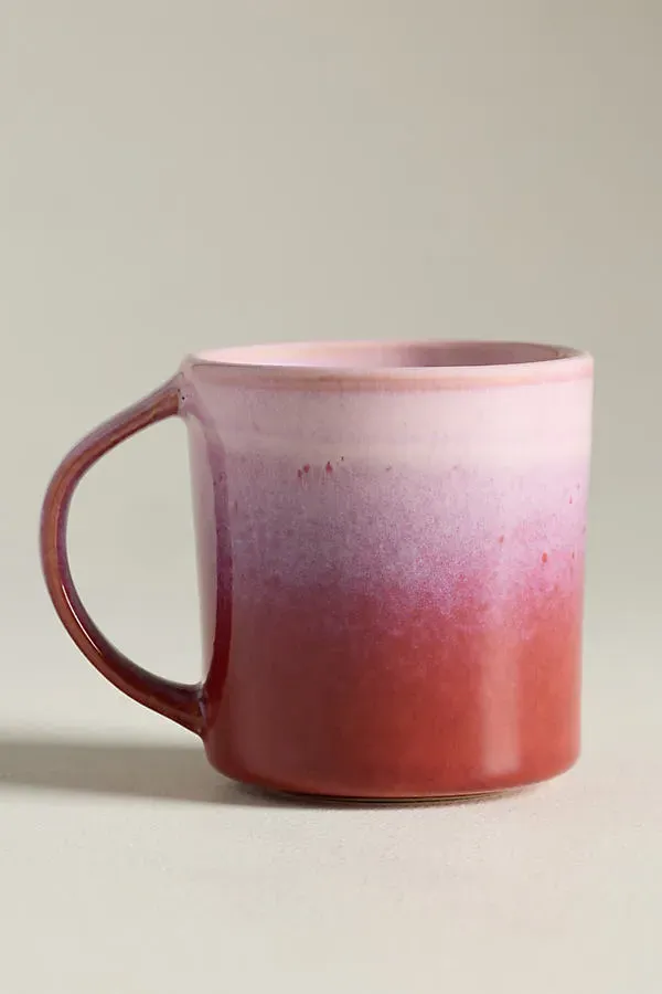 Lolly Ombre Stoneware Mug - Pink by Anthropologie
