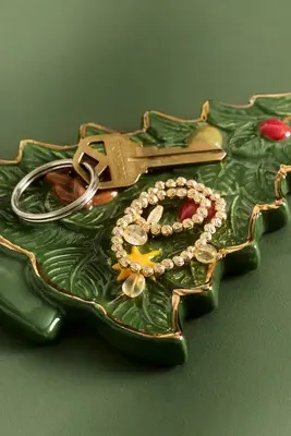 Lotta Icon Trinket - Green, Stoneware by Anthropologie, image 2