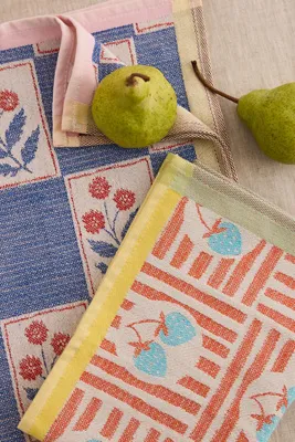 Lotta Tea Towel Set of 2 - Blue, Cotton product