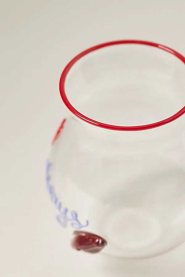 Love Notes Handblown Glass Vase alternate view
