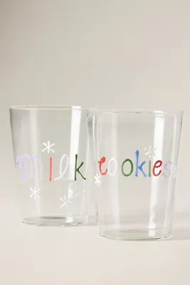 Love Notes Holiday Juice Glass - Borosilicate Glass by Anthropologie, image 2