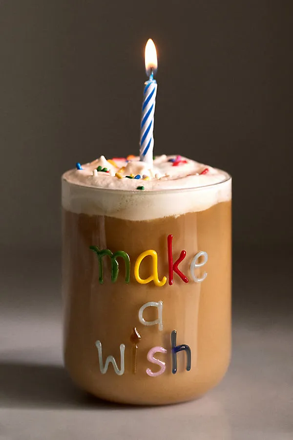 Love Notes Juice Glass - Borosilicate by Anthropologie