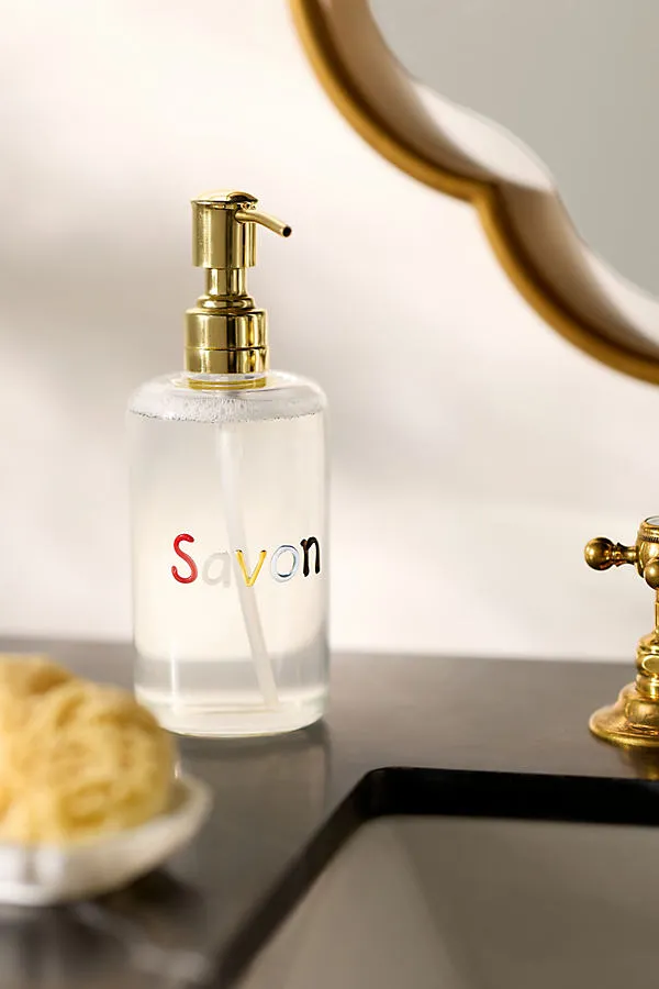 Love Notes Savon Glass Soap Dispenser - Clear product