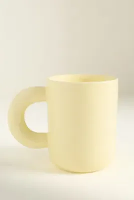 Luanne Stoneware Mug - Yellow by Anthropologie, alternate view