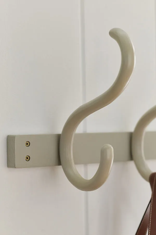 Luca Hook Rack - Grey, Ash Wood product