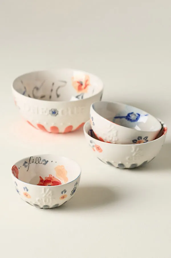 Lucerne Measuring Cups Set - Stoneware by Anthropologie