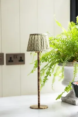 Ludlow Babbington Tall Rechargeable Table Lamp - Green by Anthropologie, alternate view