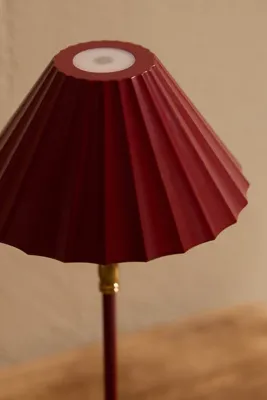 Ludlow Portland Cordless Table Lamp - Red by Anthropologie, image 2