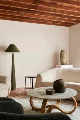 Lulu Floor Lamp - Brown, Cotton Velvet product