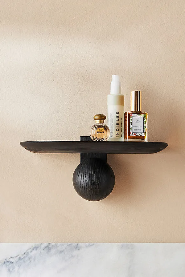 Lumi Wall Shelf - Black by Anthropologie