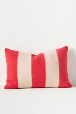 Lumi Wool Floral Pillow - Cotton, Wool by Anthropologie, alternate view