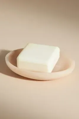 Luna Soap Dish - Pink, Resin product