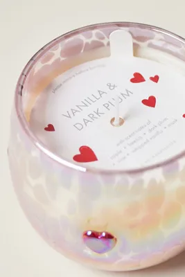 Luster Heart Vanilla & Dark Plum Icon Glass Candle - Small product