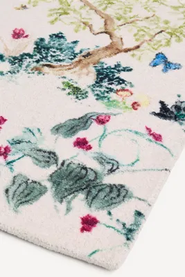 Lya Tufted Butterfly Garden Rug 2x3 - Green, Nylon alternate view