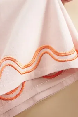 Madeline Embroidered Napkins Set of 4 - Pink, Cotton product