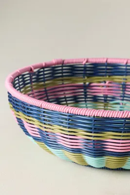 Maegan Woven Fruit Bowl by Anthropologie, alternate view