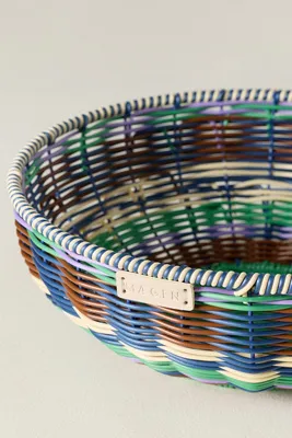Maegan Woven Fruit Bowl - Green by Anthropologie, image 2