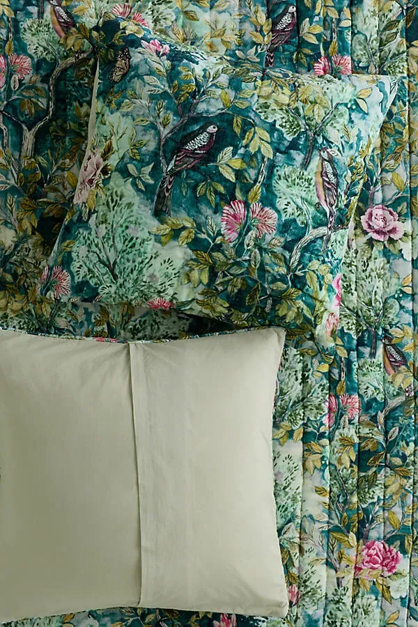 Maeve Floral Printed Cushion - Cotton Velvet product