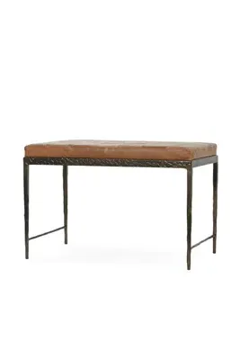 Malo Leather Bench - Beige product