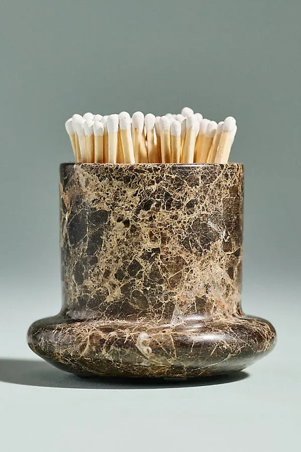 Marble Match Striker - Grey, Marble by Anthropologie