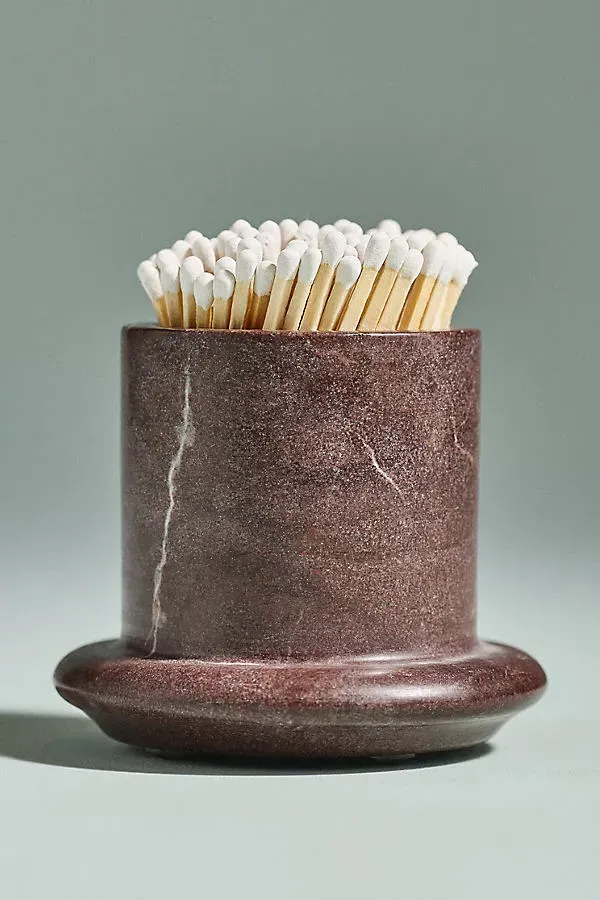 Marble Match Striker - Red, Marble by Anthropologie