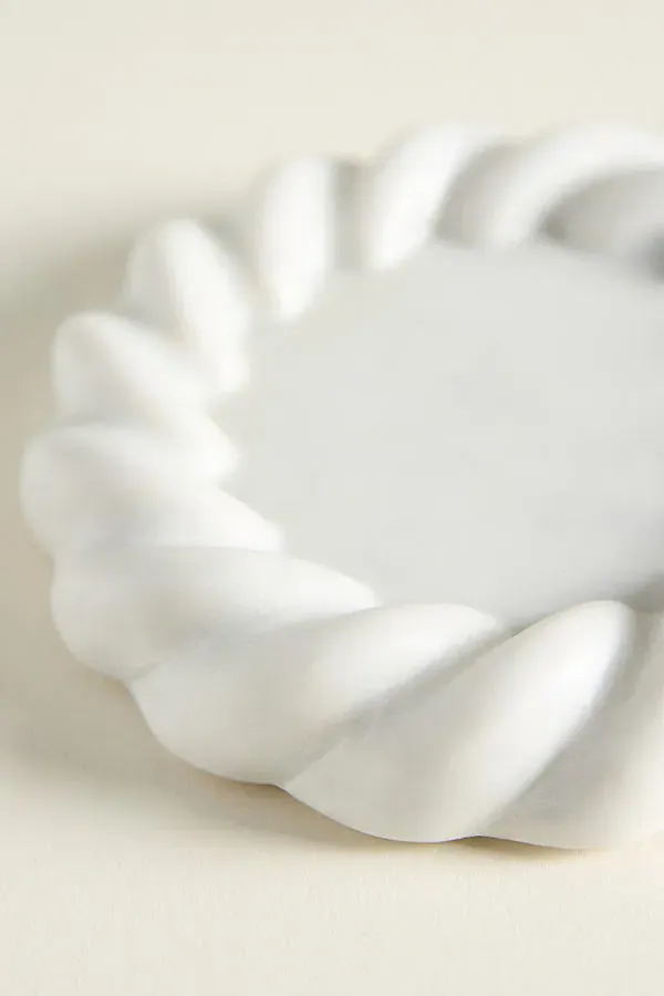 Marble Stone Coaster - White product