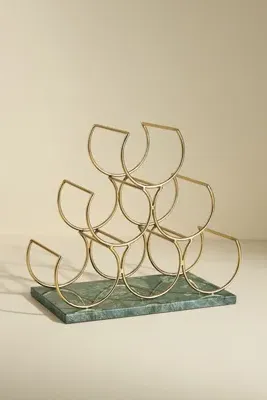 Marble Wine Rack - White product