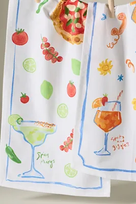 Margs on Margs Bar Towel - Green, Cotton product