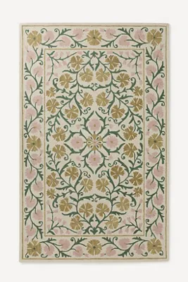 Maria Tufted 5x8 Rug - Wool by Anthropologie, alternate view