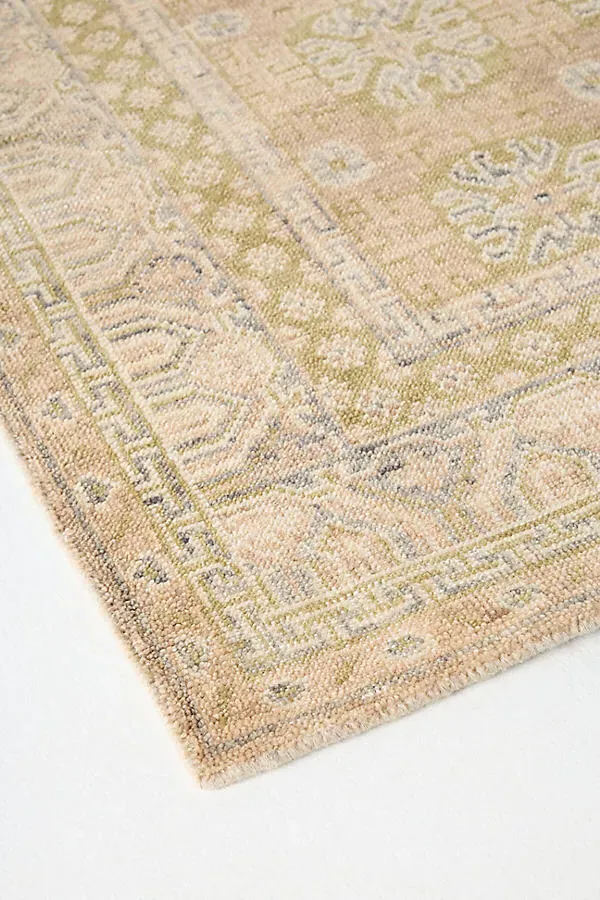Marisa Hand-Knotted Rug - Beige, Wool product