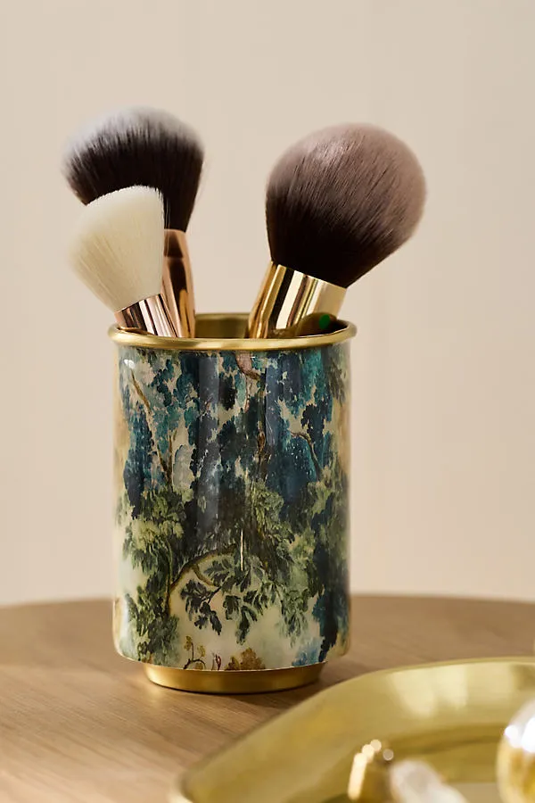 Mckay Patterned Metal Bath Tumbler by Anthropologie
