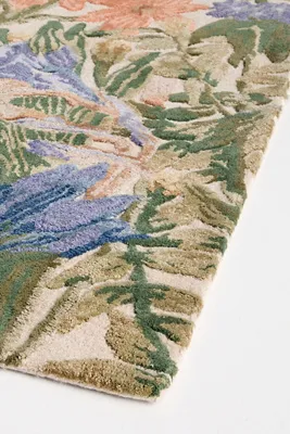 Meadows 2x3 Tufted Floral Rug - Blue, Wool/Rayon product