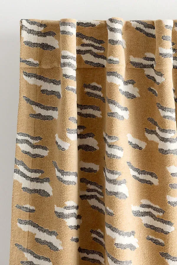 Meena Woven Curtain - Beige, Cotton/Rayon product