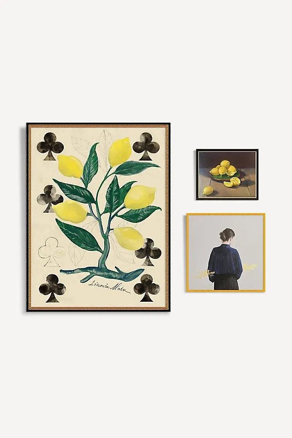 Mellow Yellow Gallery Wall Art - Small product