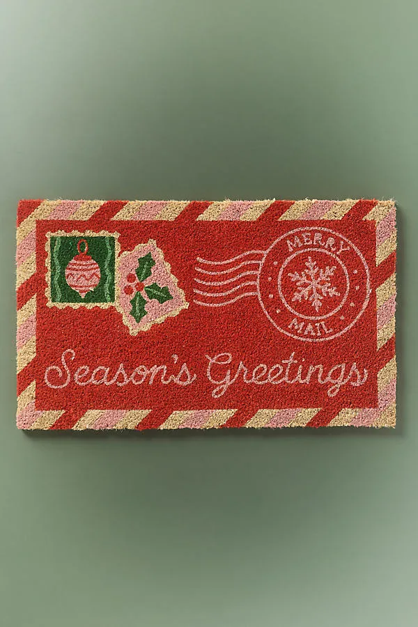 Merry Mail Coir Printed Doormat product