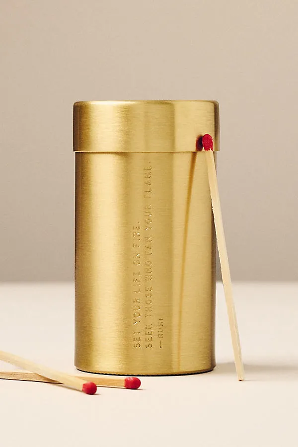 Mersea Match Holder - Brass by Anthropologie