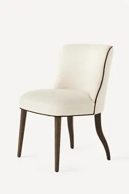 Meryl Dining Chair - Beige, Linen Blend alternate view